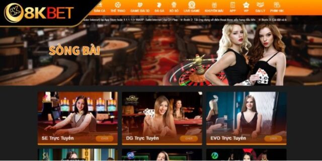 Cách tham gia Casino 8KBet nhanh và đơn giản